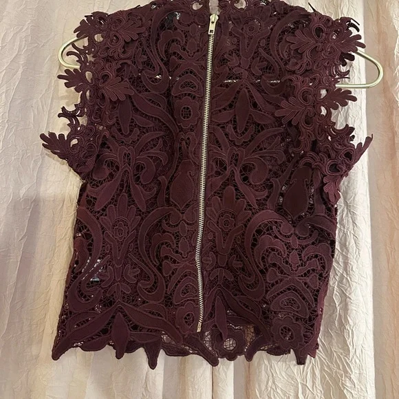 Fashion Nova Lace Top - Picture 2 of 3